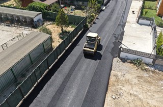 Umurbey’de 2 Bin 700 Ton Asfalt Serildi
